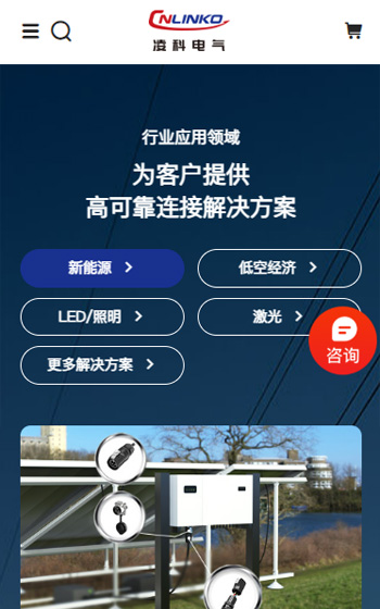 深圳市凌科電氣網(wǎng)站案例圖片3